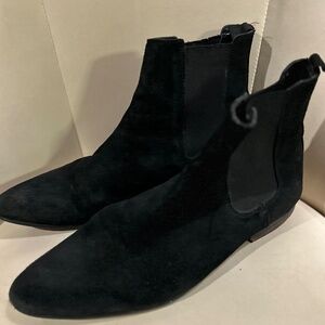Men’s Suede black ankle boots